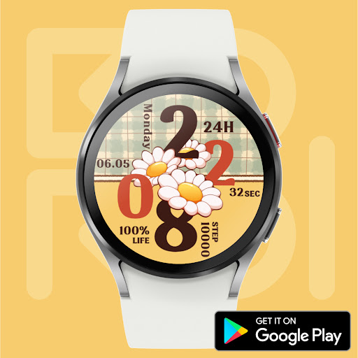 Yellow Flower Drawing Watch screenshot 4