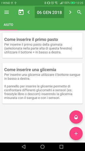 Glycarb (diario diabete) Screen 2