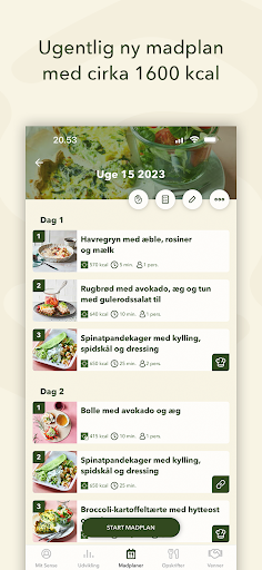 Android application SenseMyDiet screenshort