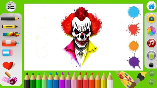 Pennywise Coloring Book ASMR