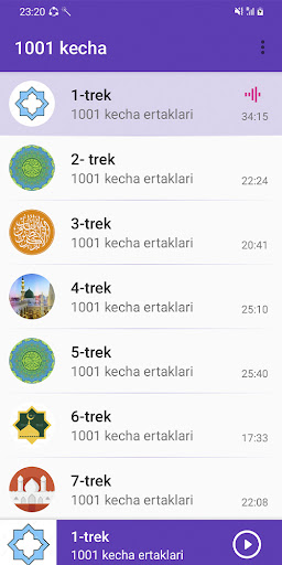 Android application 1001 kecha ertaklari screenshort