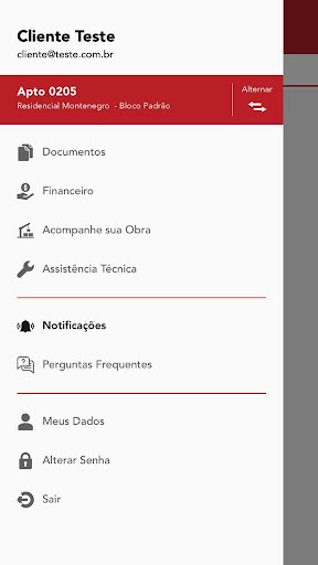 Portal do Cliente RRV Screen 2