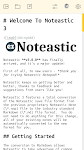 screenshot of Noteastic Notepad