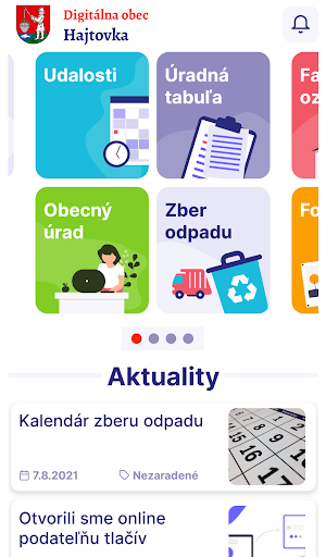 Android application Hajtovka screenshort