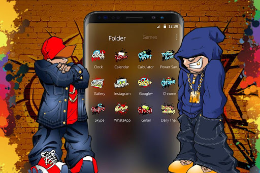 Graffiti Hip-Hop Cool Theme Screenshot 3 - AppWisp.com