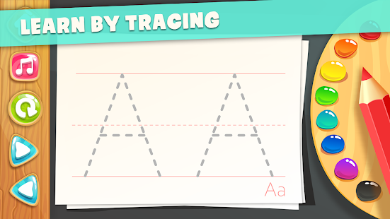 ABC Tracing for Kids Free Games Screenshot