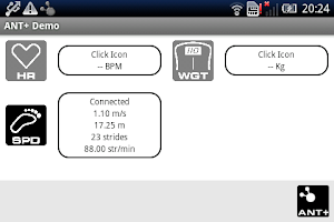 screenshot of HTC Rhyme ANT Radio Connector