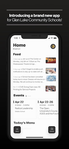 Android application Glen Lake School screenshort