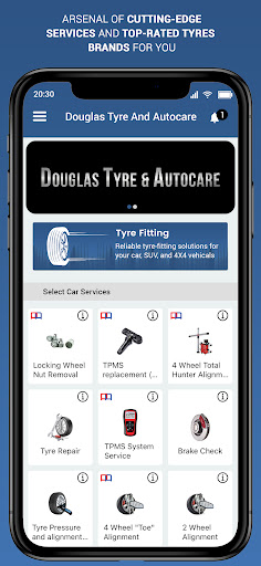 Android application Douglas Tyre And Autocare Ltd screenshort