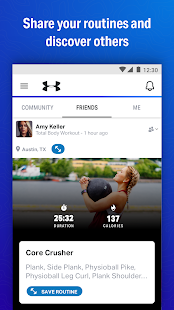 Map My Fitness Workout Trainer Screenshot