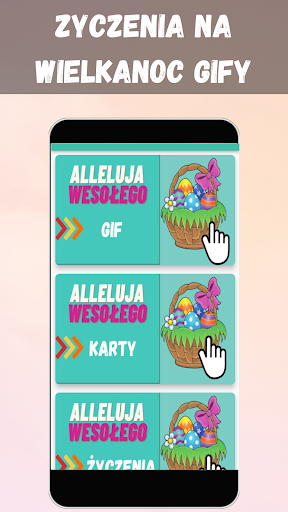 Android application zyczenia na wielkanoc gif 2024 screenshort