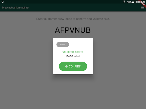 Brew Network Partner Screen 3