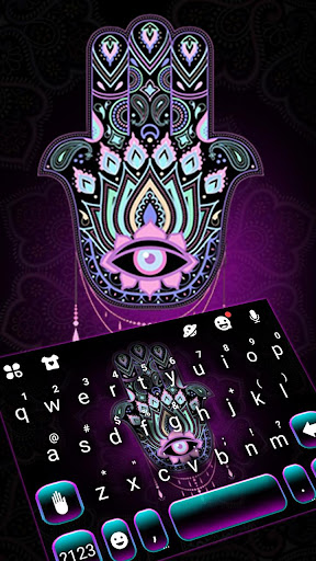 Android application Holy Hamsa Hand Keyboard Theme screenshort