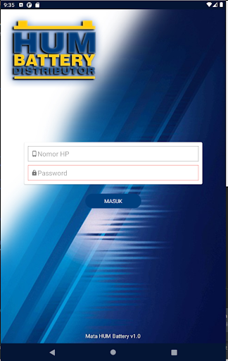 HUM Battery Distributor Screen 3