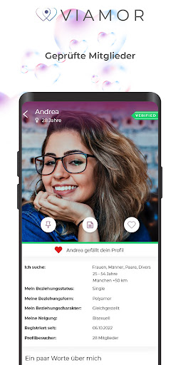 Android application Viamor - Polyamore Community screenshort
