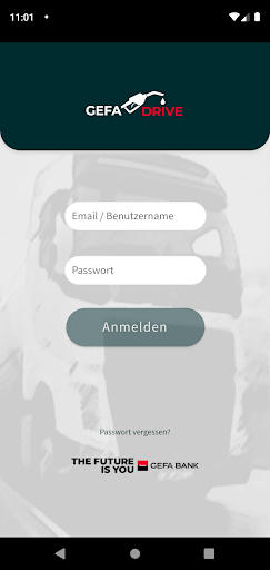 Android application GEFA Drive screenshort