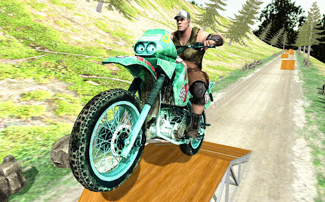 Wrestlers Moto Stunts Racer  screenshots 1