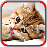 Kitten Cat Jigsaw Puzzles Brain Game for Kids Free icon