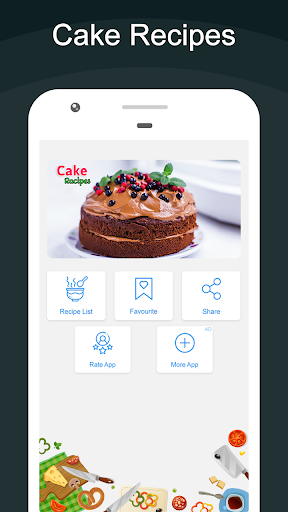 Android application Cake Recipe English screenshort