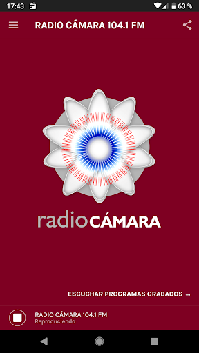 Android application Radio Cámara 104.1 FM screenshort