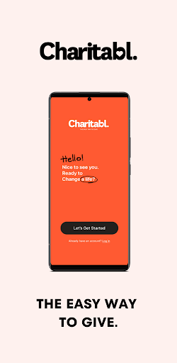 Android application Charitabl. screenshort