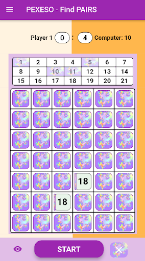 Find PAIRS - against computer