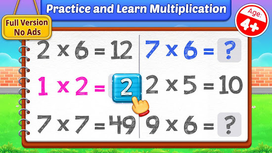 Multiplication Kids - Math Multiplication Tables screenshots 1