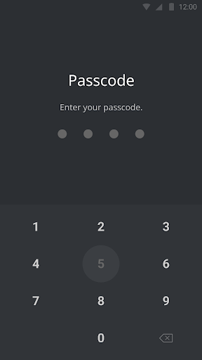 Screenshot of Black Theme - KakaoTalk Theme