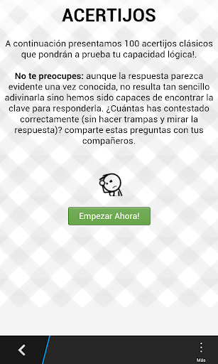 Android application Juego de Acertijos screenshort