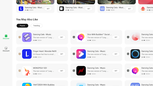 Screenshot of FindApps