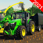 Cover Image of Herunterladen Drive Tractor Farming Game 2021-Combine Harvesters 1.01 APK