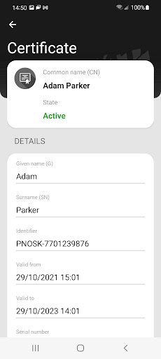 QSign Mobile Screen 2