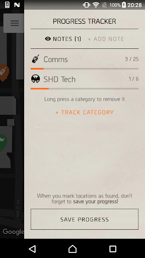 MapGenie: Division 2 Map Screen 2
