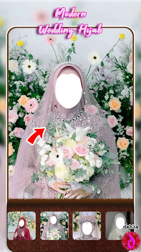 Android application Bridal Hijab Face Changer screenshort