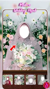 Bridal Hijab Face Changer