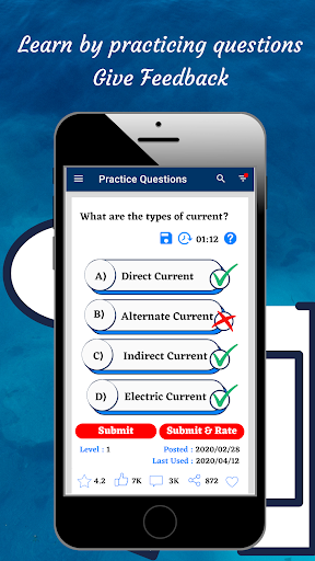 Qoogol Exam tests preparation Screen 2