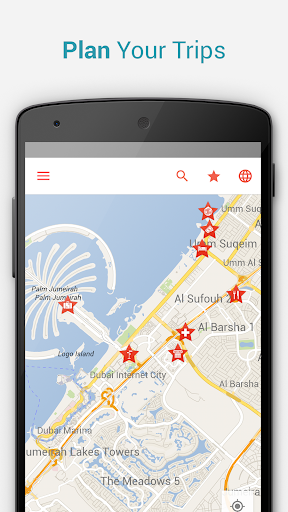 Screenshot of Dubai Offline City Map