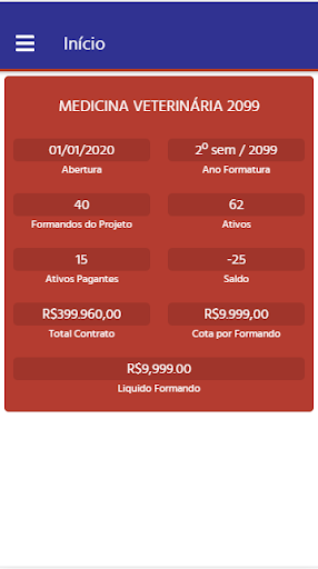 FR Formaturas Screen 2