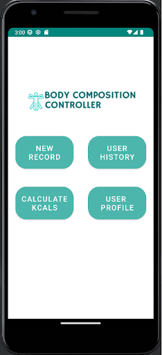 Android application Body Composition Controller screenshort