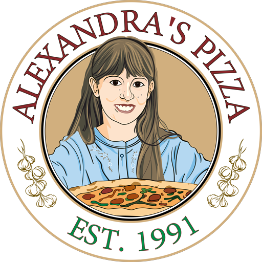 Alexandras Pizza logo