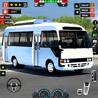 Euro Bus Driving Coach Bus
