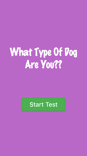 Android application What Kind of Dog Are You ?? screenshort