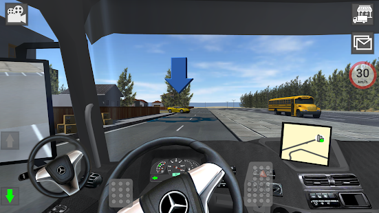 Mercedes Benz Truck Simulator Screenshot