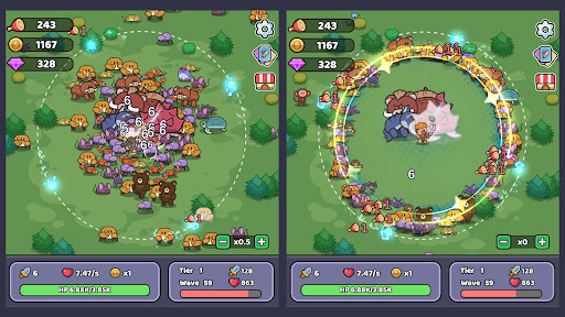 Screenshot of Wild Survival - Idle Defense