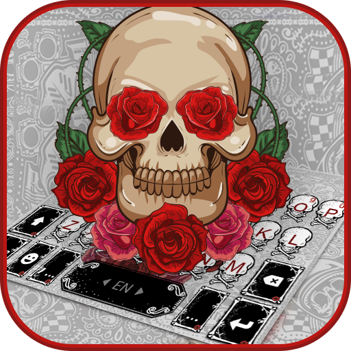 Tattoo Skull Keyboard Theme logo