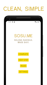 Screenshot 1 SoSu.Me - Solving Sudokus. Mad android