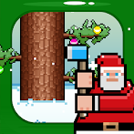 Santa Chopper Retro
