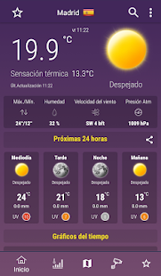 Vista previa de la aplicación