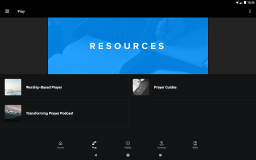 Screenshot of Strategic Renewal Prayer App