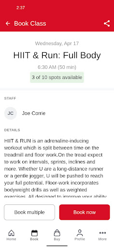 KXU - PAYG group fitness Screenshot 3 - AppWisp.com